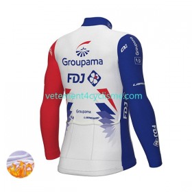 Homme Maillot vélo Hiver Thermal 2022 Groupama-FDJ N001